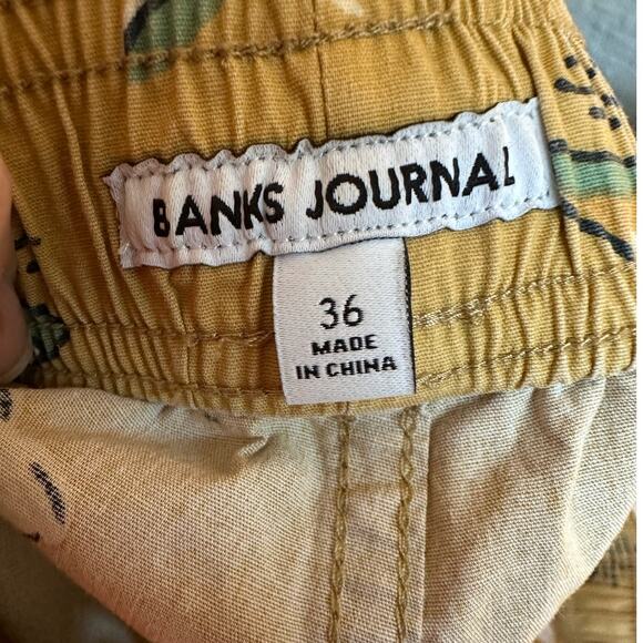 Banks Journal Hula Girl Swim Trunks Size 36 Aloha Island Print Board Shorts - Picture 6 of 6